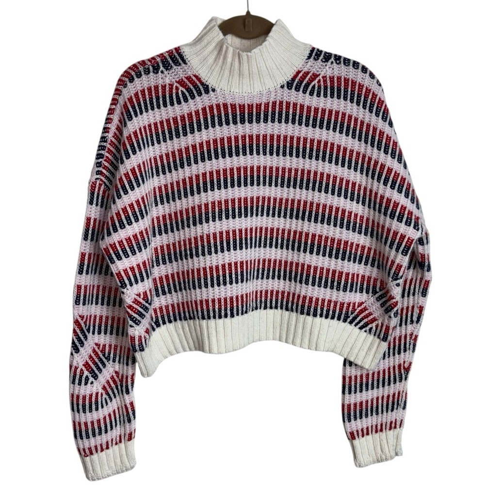 Tommy Hilfiger Red Black Striped Small